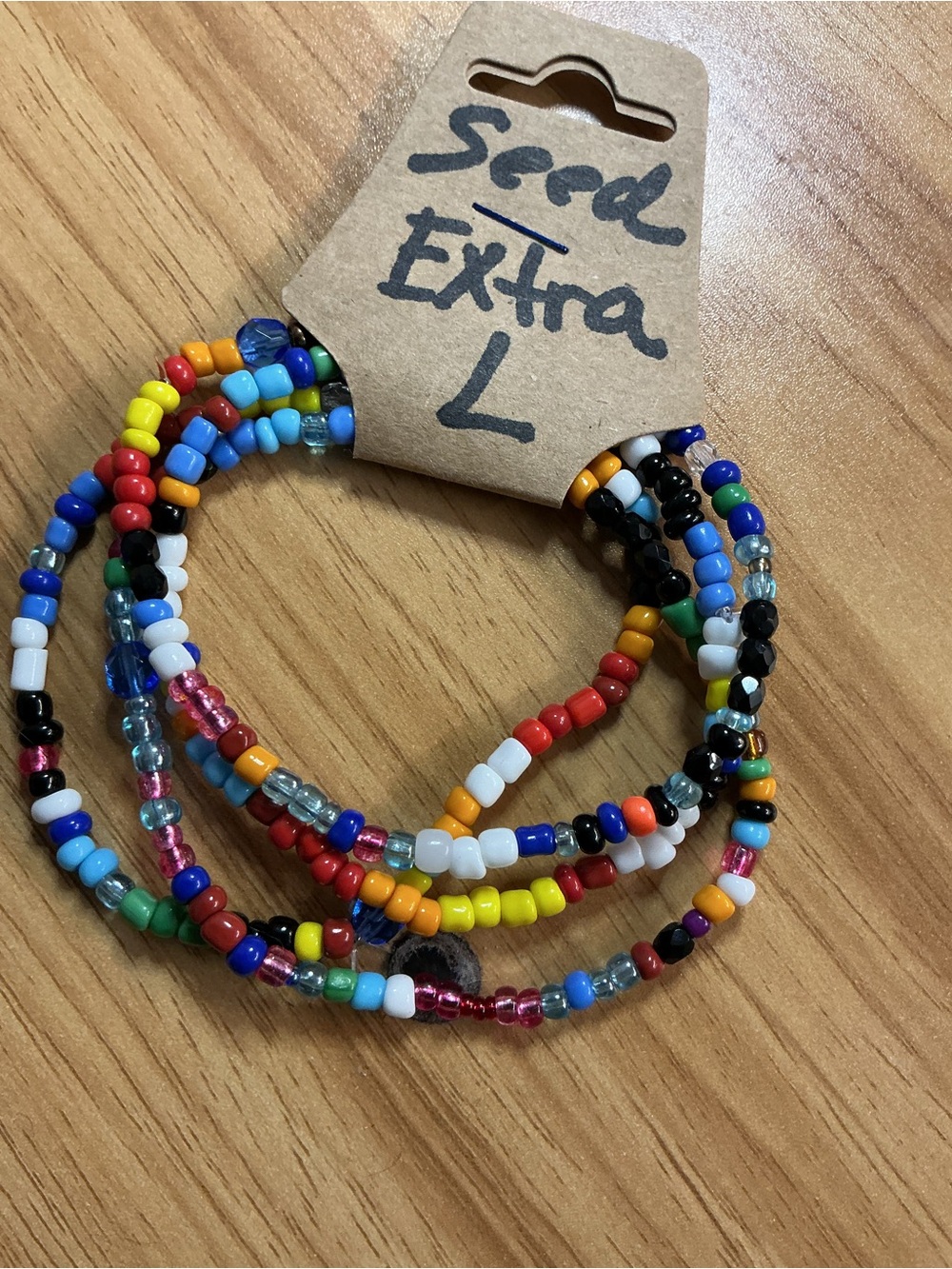 Seed Bead Multi-Color Kids Bracelet Set - Unbranded